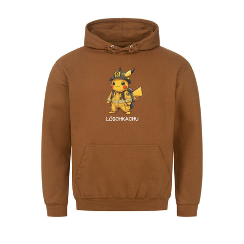 Graphic pullover hoodie with character chest print and kangaroo pocket