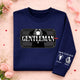 Men's graphic crew neck sweatshirt with personalized sleeve print