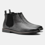 Men's Chelsea ankle boots with elastic side panels