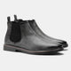 Men's Chelsea ankle boots with elastic side panels