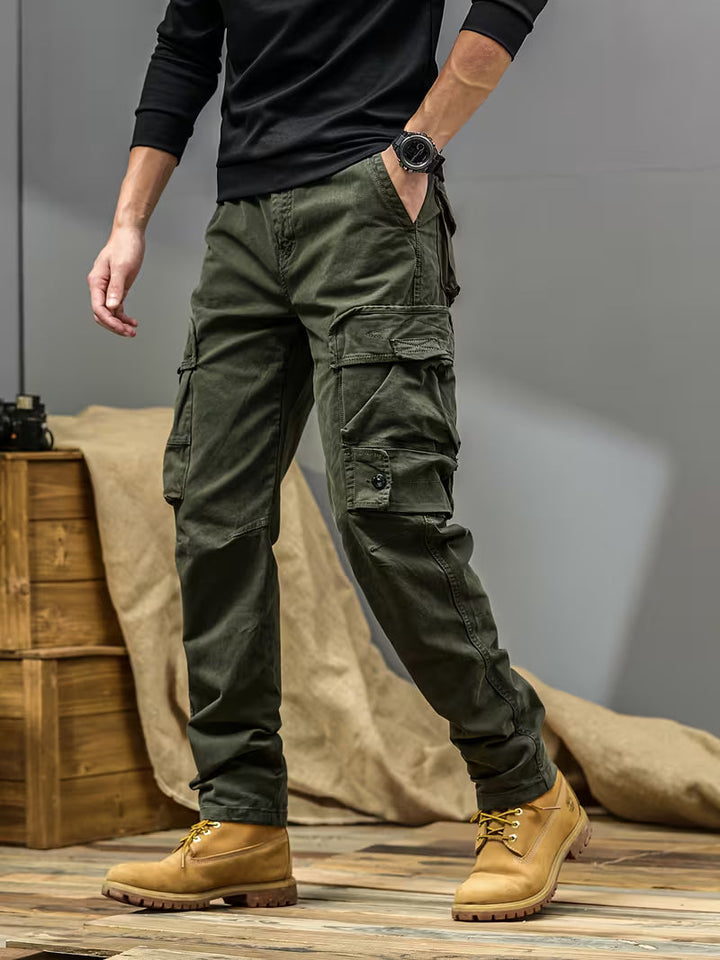 Men's Straight Leg Cargo Trousers
