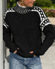 Women's knitted jumper with long sleeves
