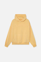 Women's hooded sweatshirt with tonal chest lettering