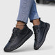 Women's strap sneakers with lace-up fronts and stitched soles