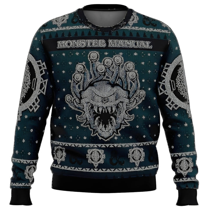 Camel printed festive crewneck sweatshirt with long sleeves