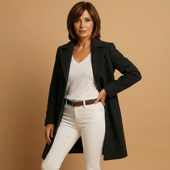 Women's Classic Double-Breasted Coat