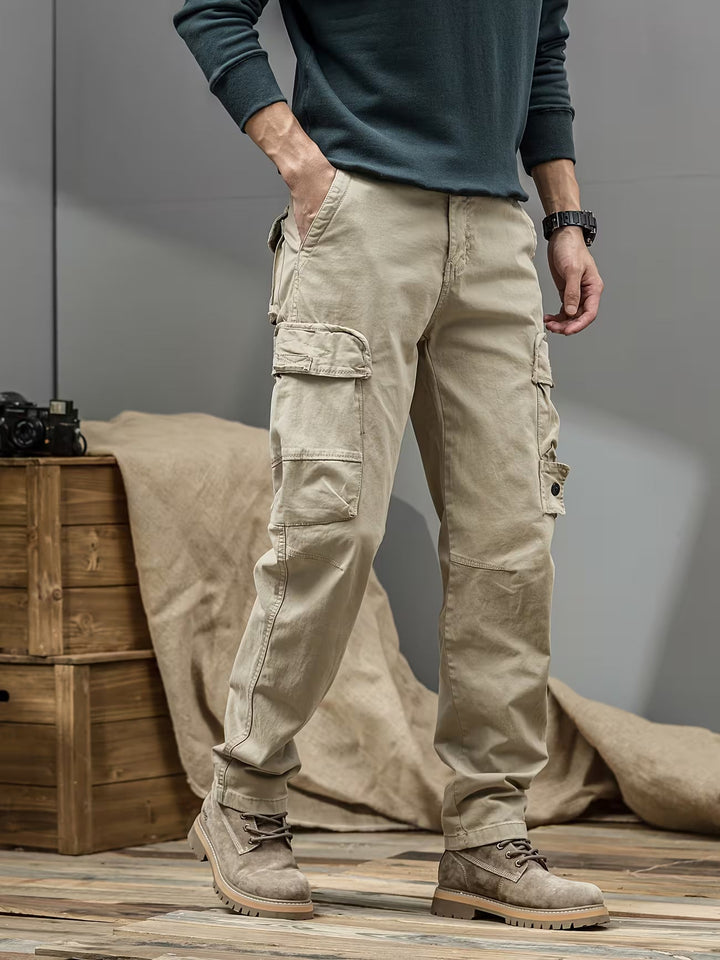 Men's Straight Leg Cargo Trousers