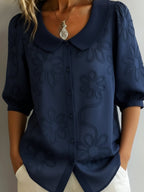Women's floral long sleeve blouse