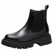 Chelsea ankle boots with elastic side panels and chunky lug soles
