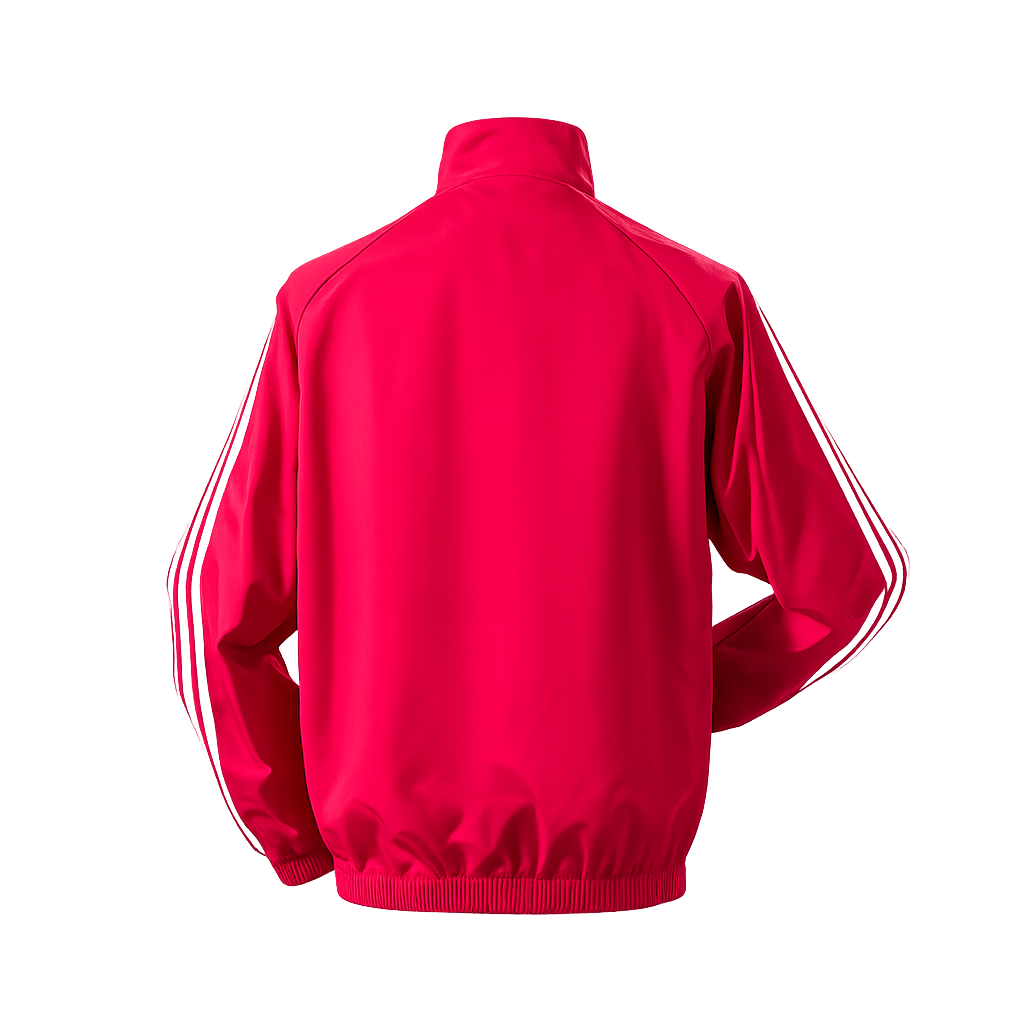 Reversible red and navy Manchester United windbreaker jacket