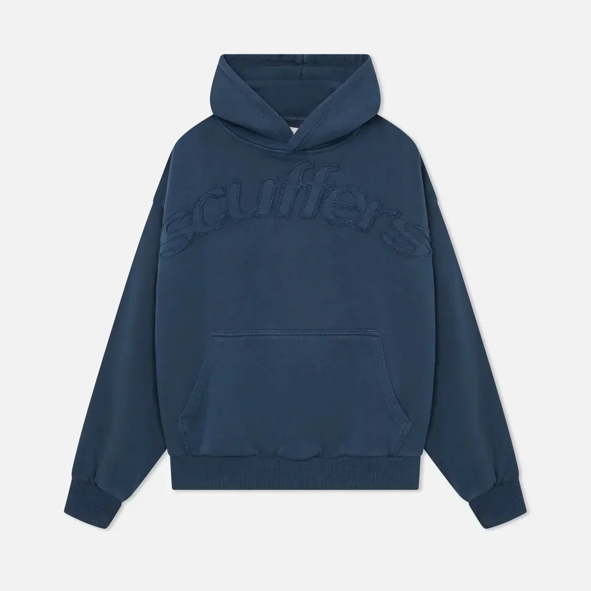 Women's hooded sweatshirt with tonal chest lettering