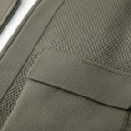 Men's textured knit cardigan with open front and patch pockets
