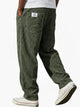 Men's straight-leg corduroy trousers with ribbed texture and pockets