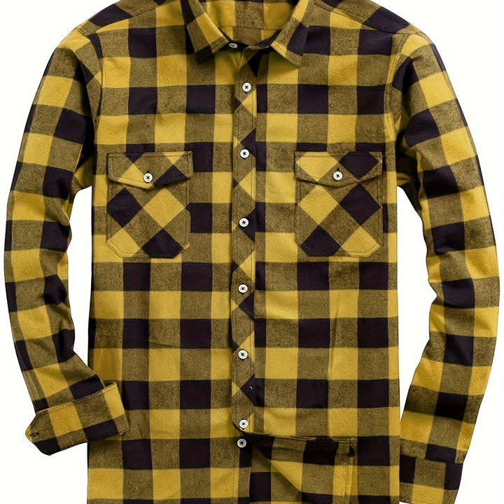 Men's Buffalo Check Flannel Shirt