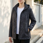 Aeralis  - Botanical Print Women's Transitional Jacket Daily Commuting