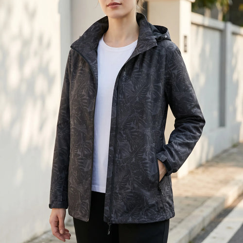 Aeralis  - Botanical Print Women's Transitional Jacket Daily Commuting
