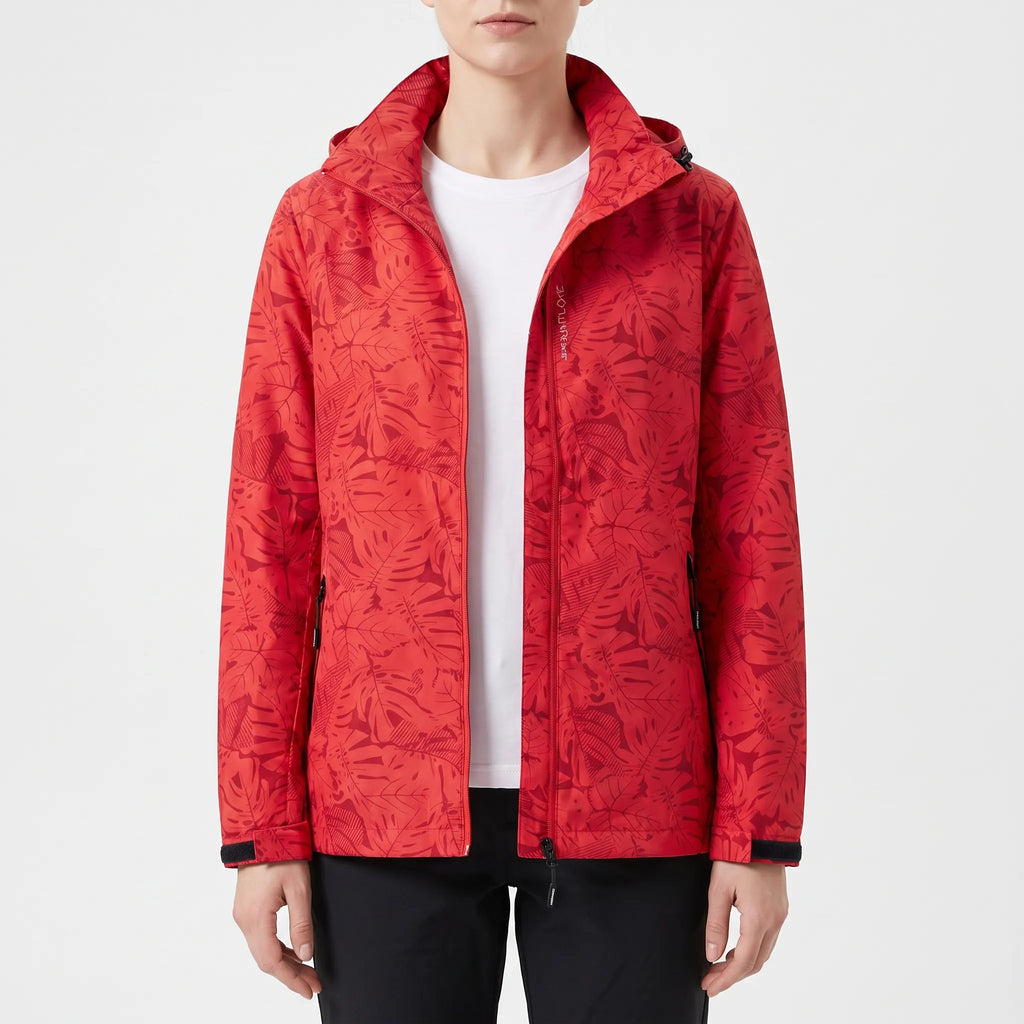 Aeralis  - Botanical Print Women's Transitional Jacket Daily Commuting