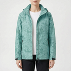 Aeralis  - Botanical Print Women's Transitional Jacket Daily Commuting