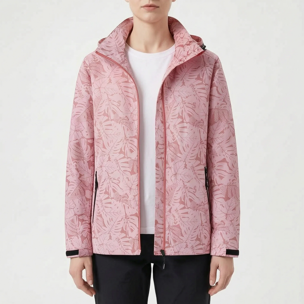 Aeralis  - Botanical Print Women's Transitional Jacket Daily Commuting
