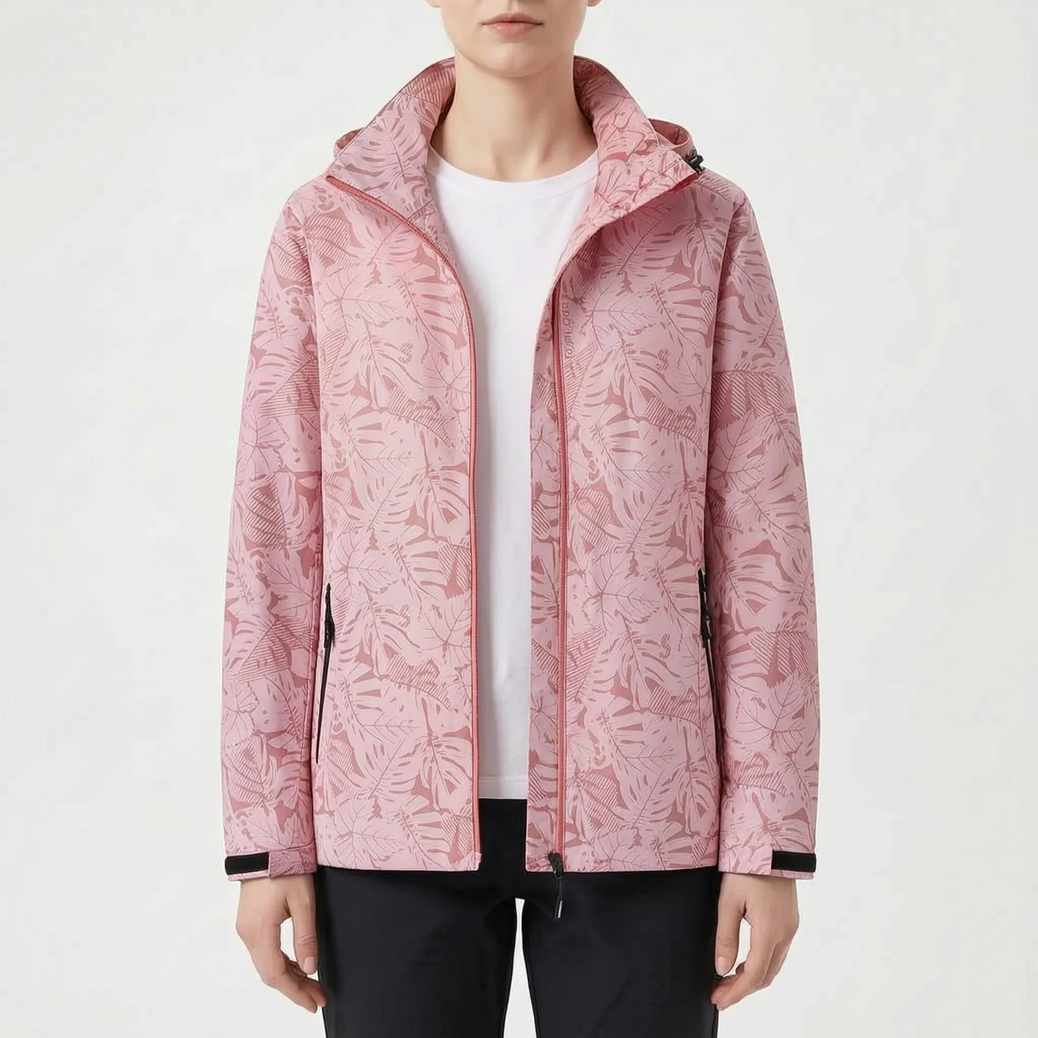 Aeralis  - Botanical Print Women's Transitional Jacket Daily Commuting
