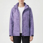 Aeralis  - Botanical Print Women's Transitional Jacket Daily Commuting