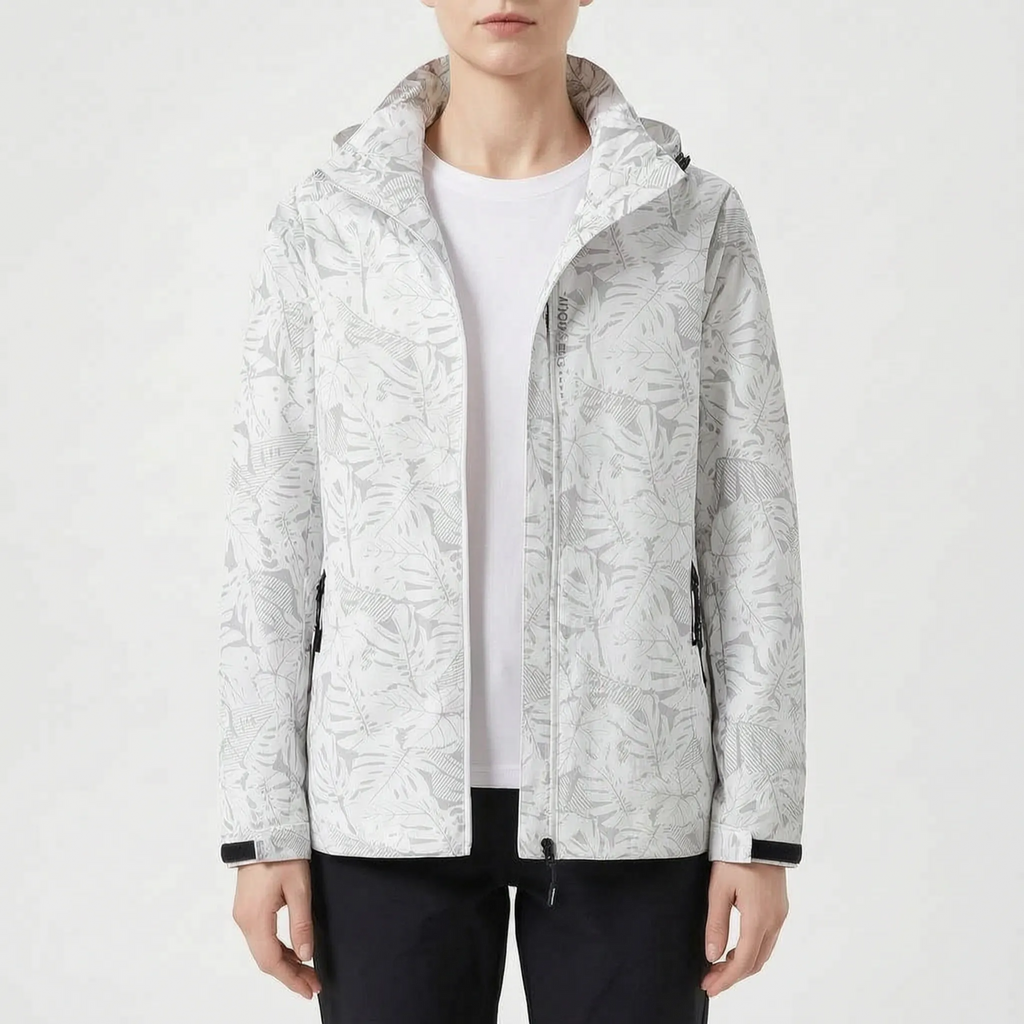 Aeralis  - Botanical Print Women's Transitional Jacket Daily Commuting