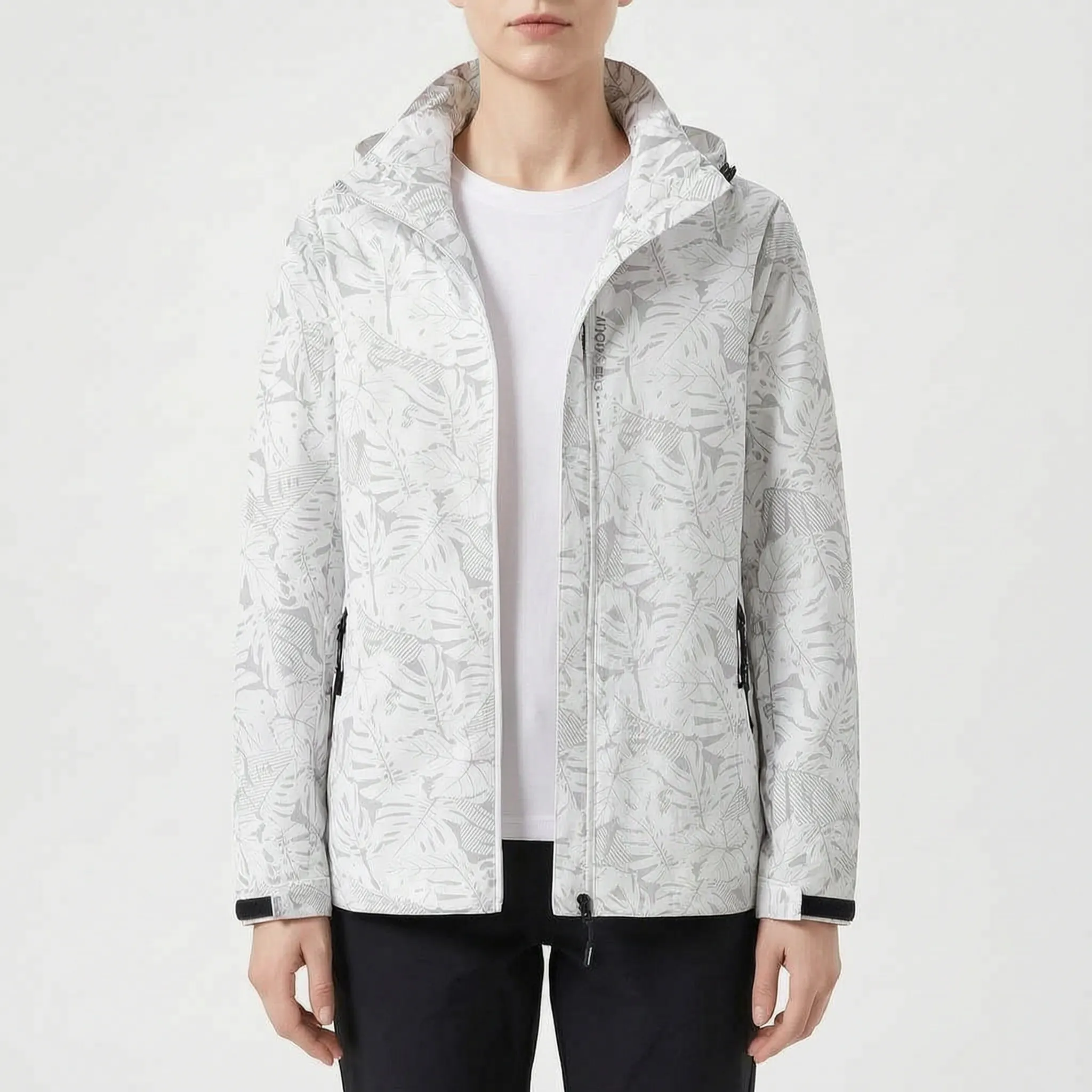 Aeralis  - Botanical Print Women's Transitional Jacket Daily Commuting