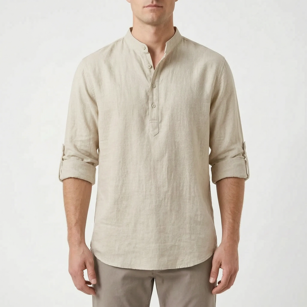 Aeris - Band Collar Shirt