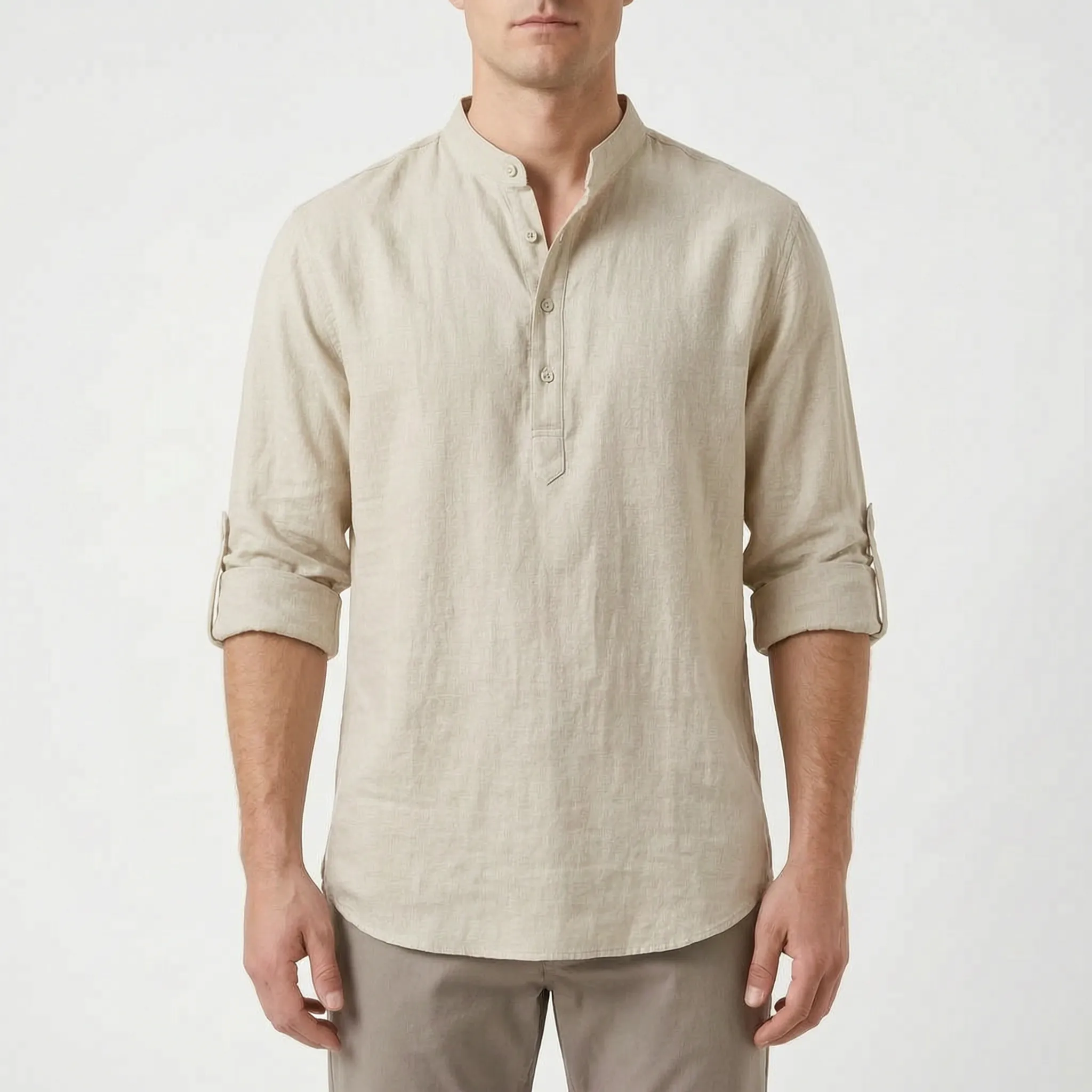 Aeris - Band Collar Shirt