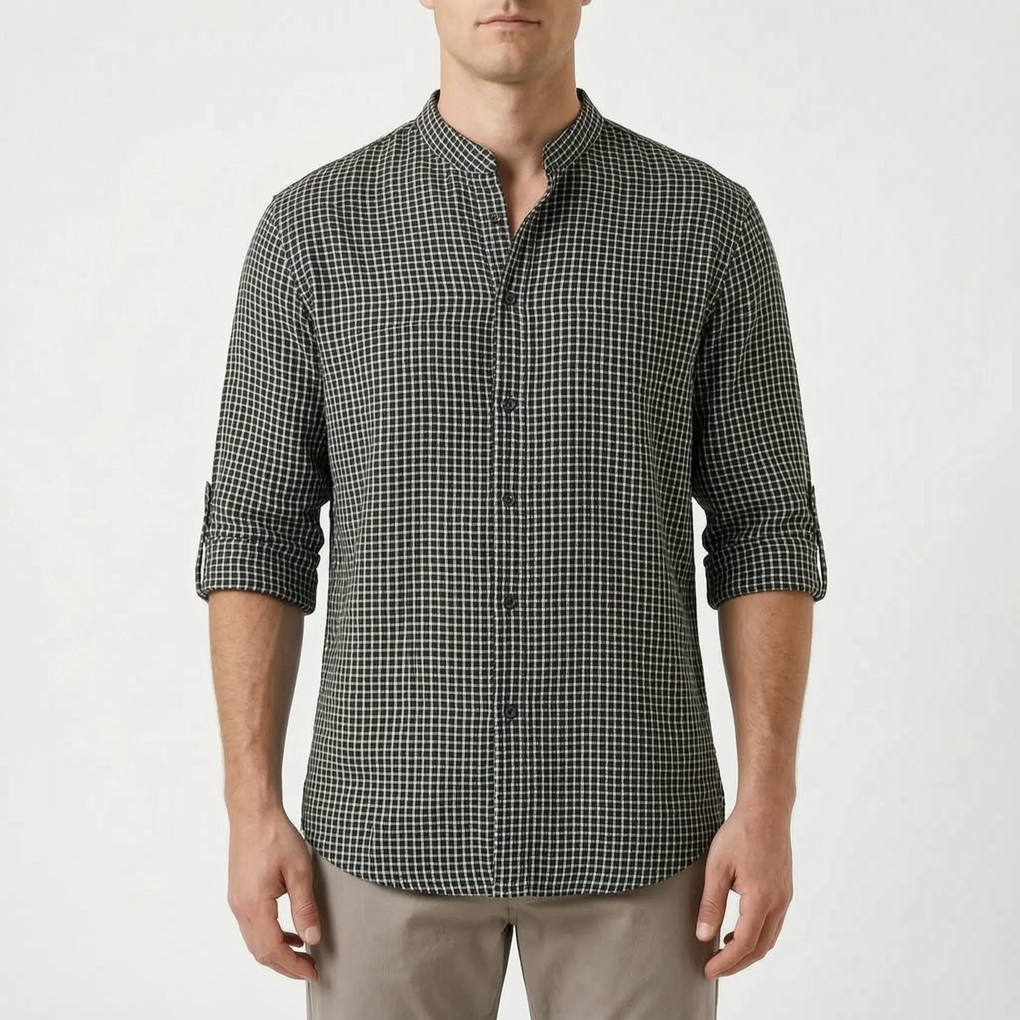 Aeris - Band Collar Shirt