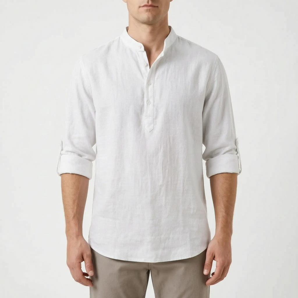 Aeris - Band Collar Shirt