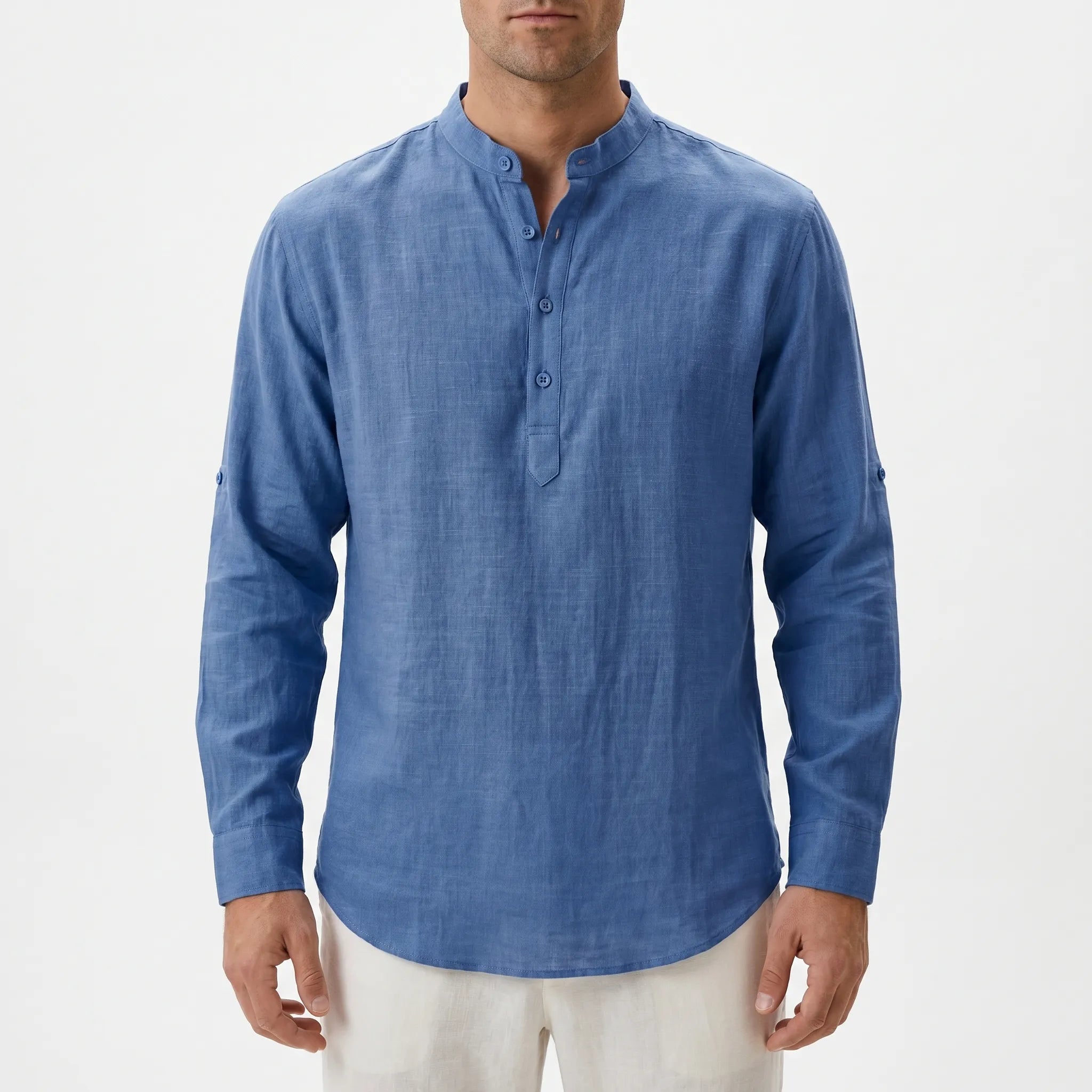 Aeris - Band Collar Shirt