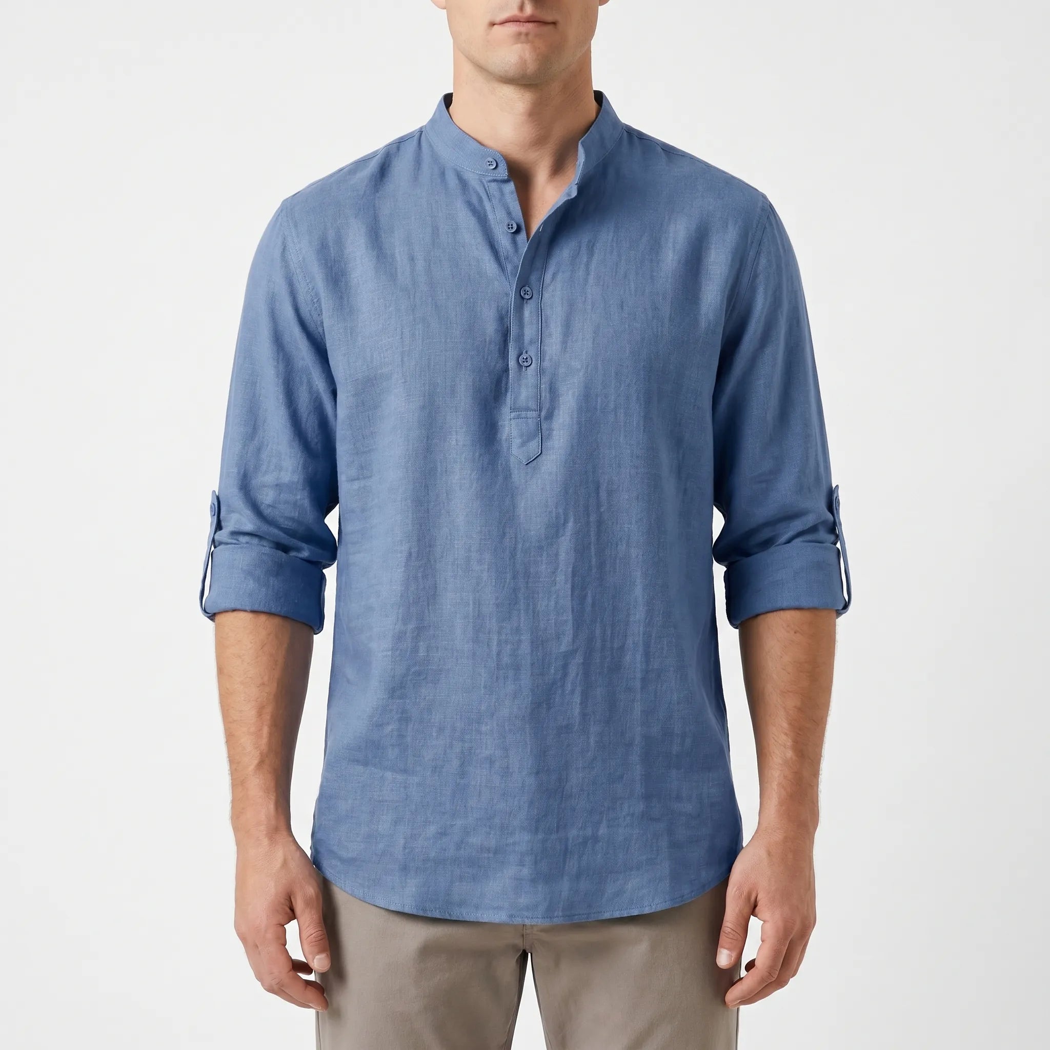 Aeris - Band Collar Shirt