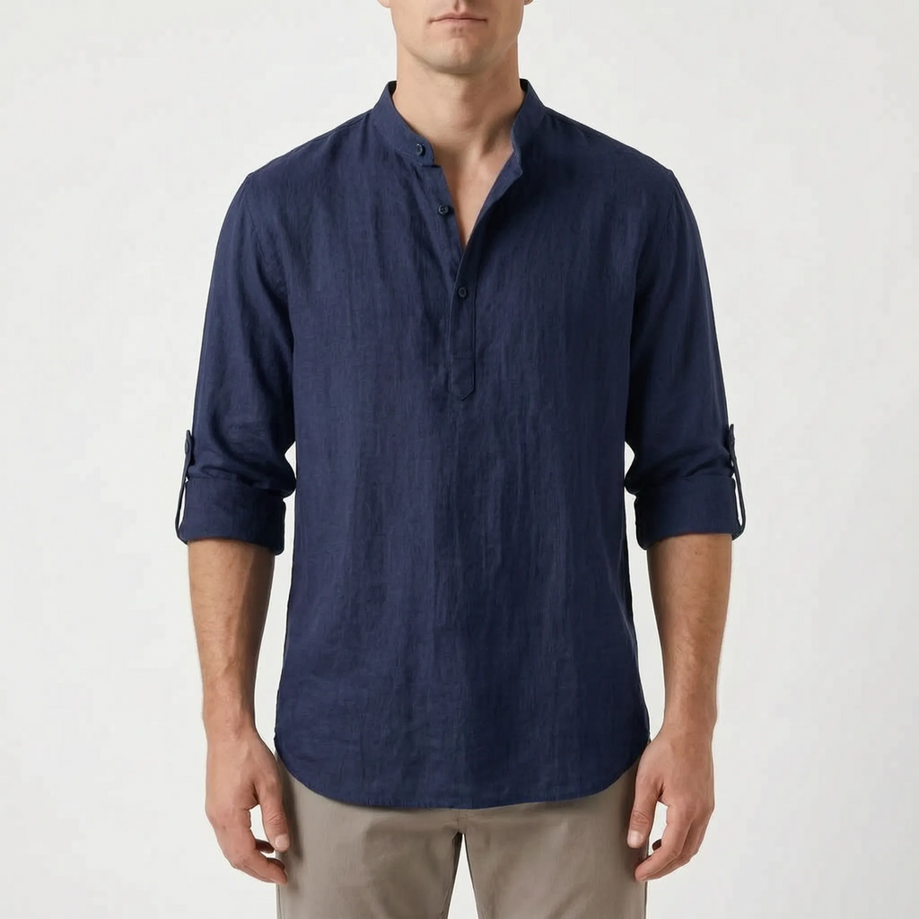 Aeris - Band Collar Shirt