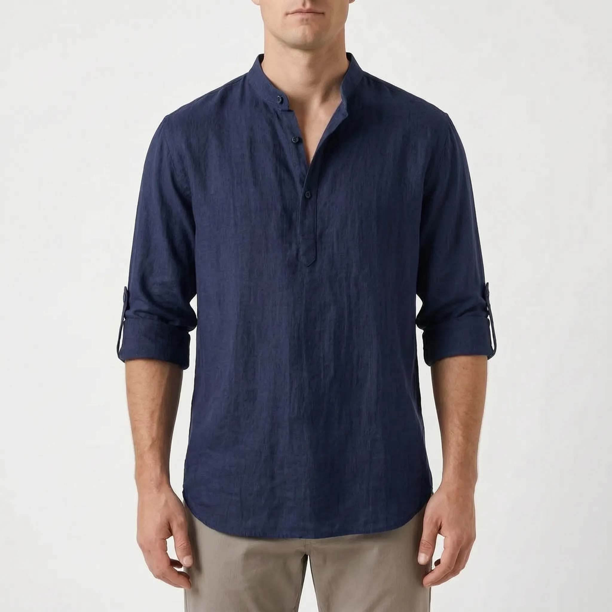 Aeris - Band Collar Shirt