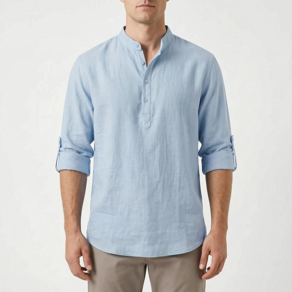 Aeris - Band Collar Shirt