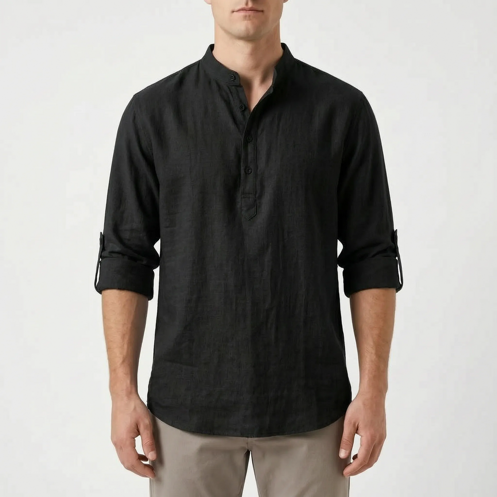 Aeris - Band Collar Shirt