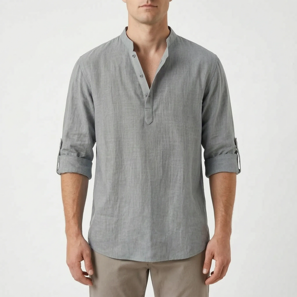 Aeris - Band Collar Shirt