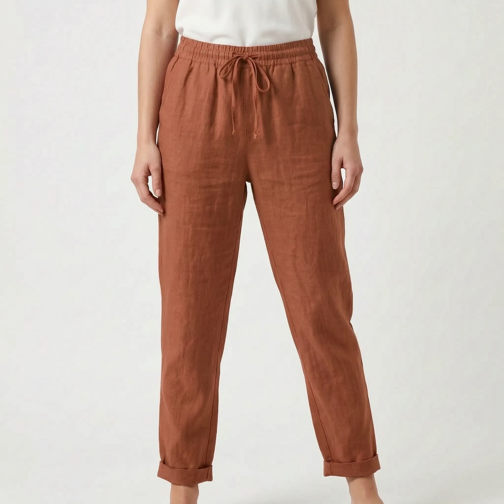 Aeriya  - Casual Straight-Leg Trousers Everyday Casual Wear