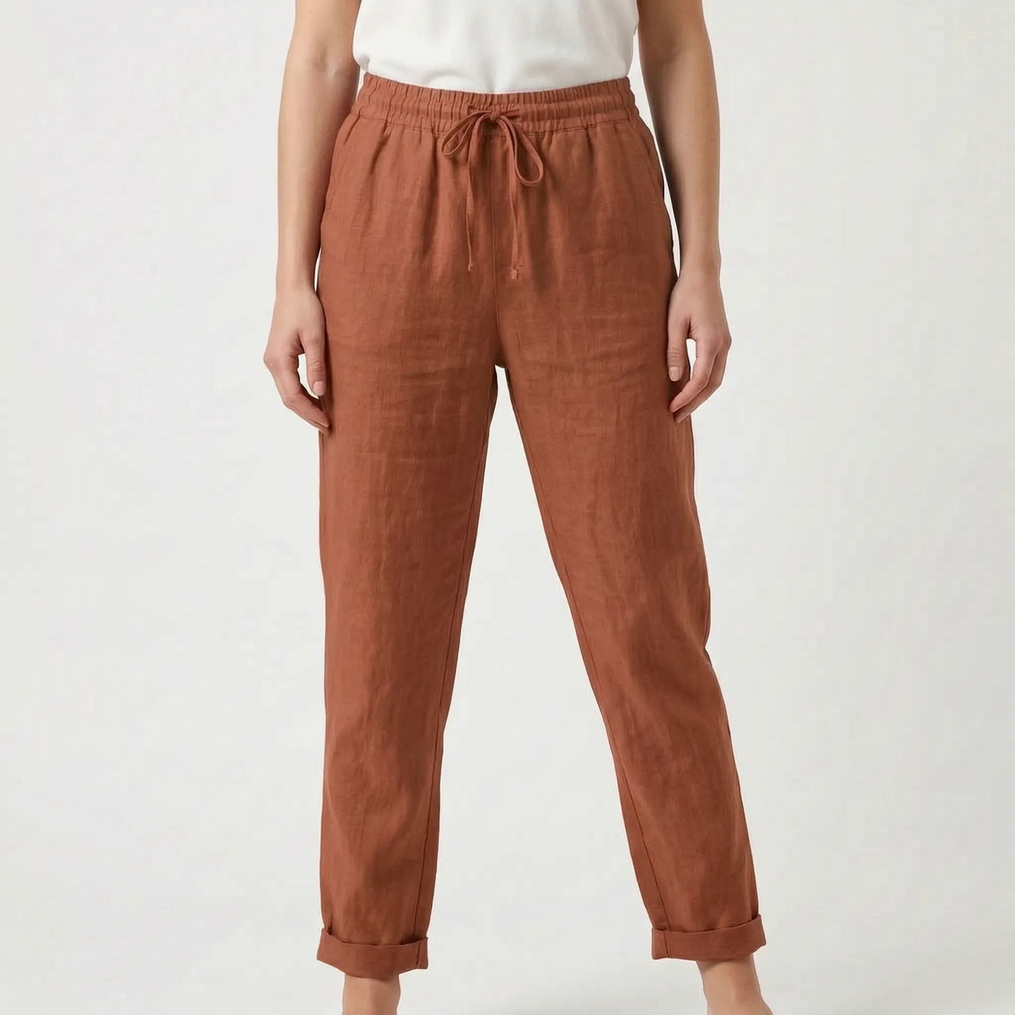 Aeriya  - Casual Straight-Leg Trousers Everyday Casual Wear