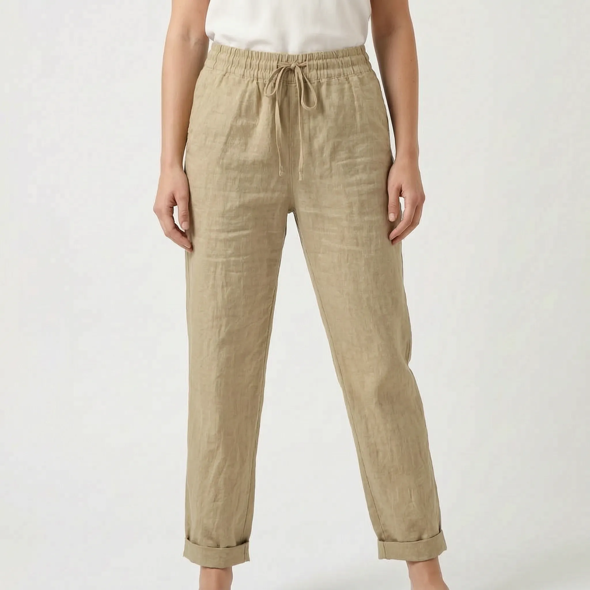 Aeriya  - Casual Straight-Leg Trousers Everyday Casual Wear