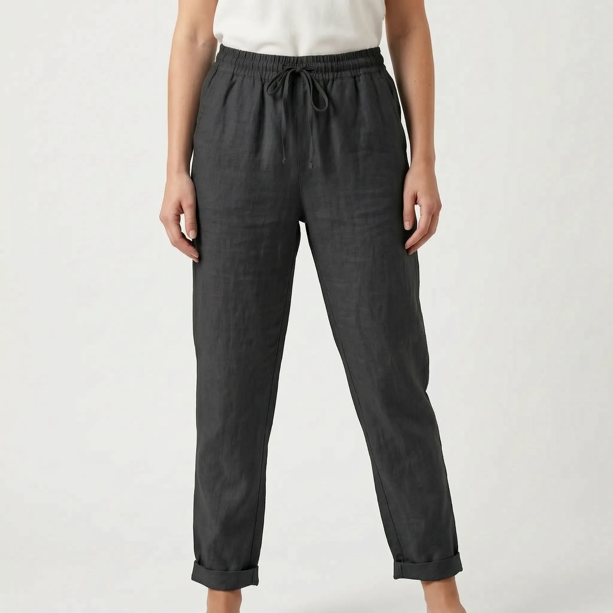 Aeriya  - Casual Straight-Leg Trousers Everyday Casual Wear