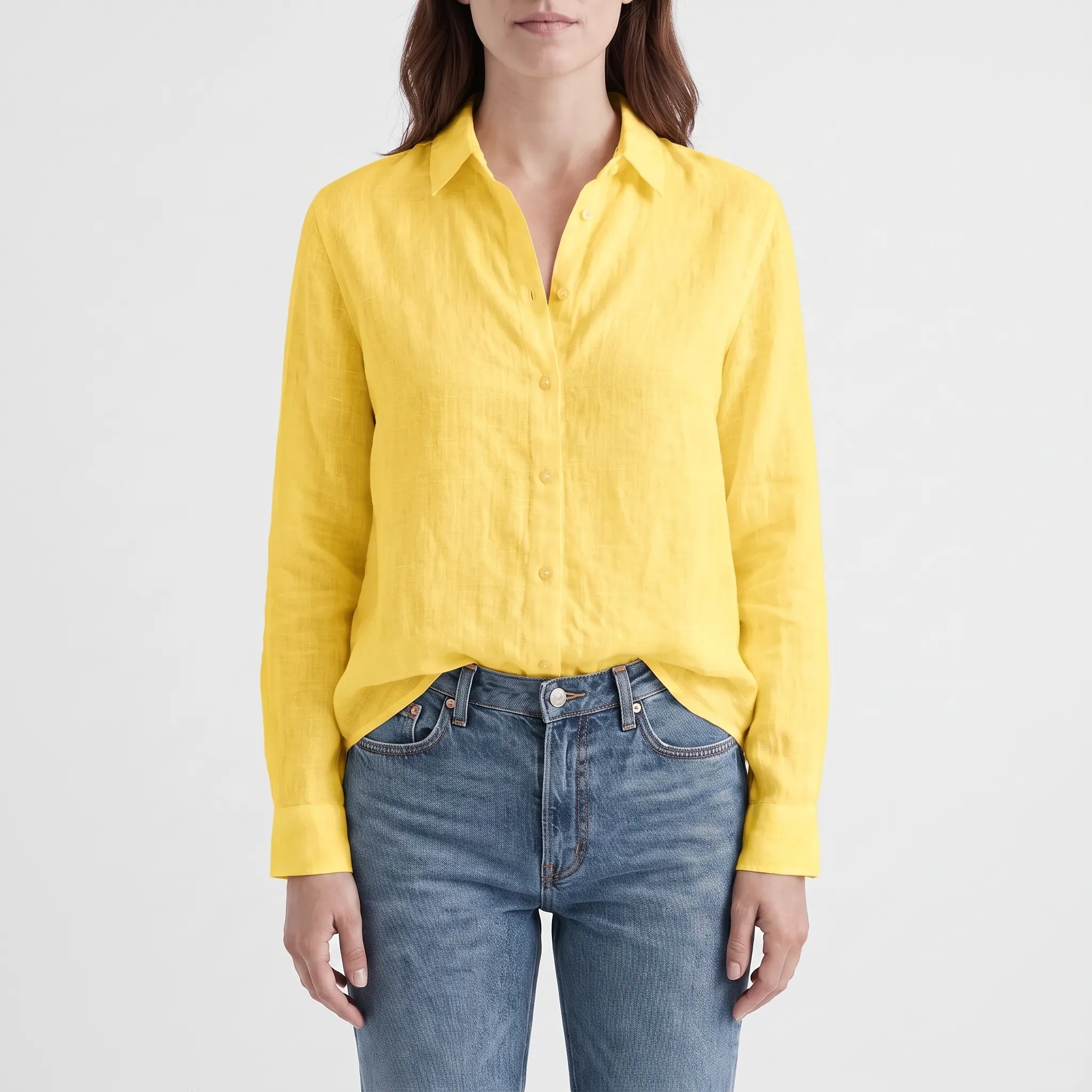 AeroBreeze  - Relaxed Fit Oversized Button-Down Shirt Casual Layering