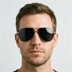 Aeroglide  - Classic Reflective Aviator Sunglasses For Men Daily Commuting