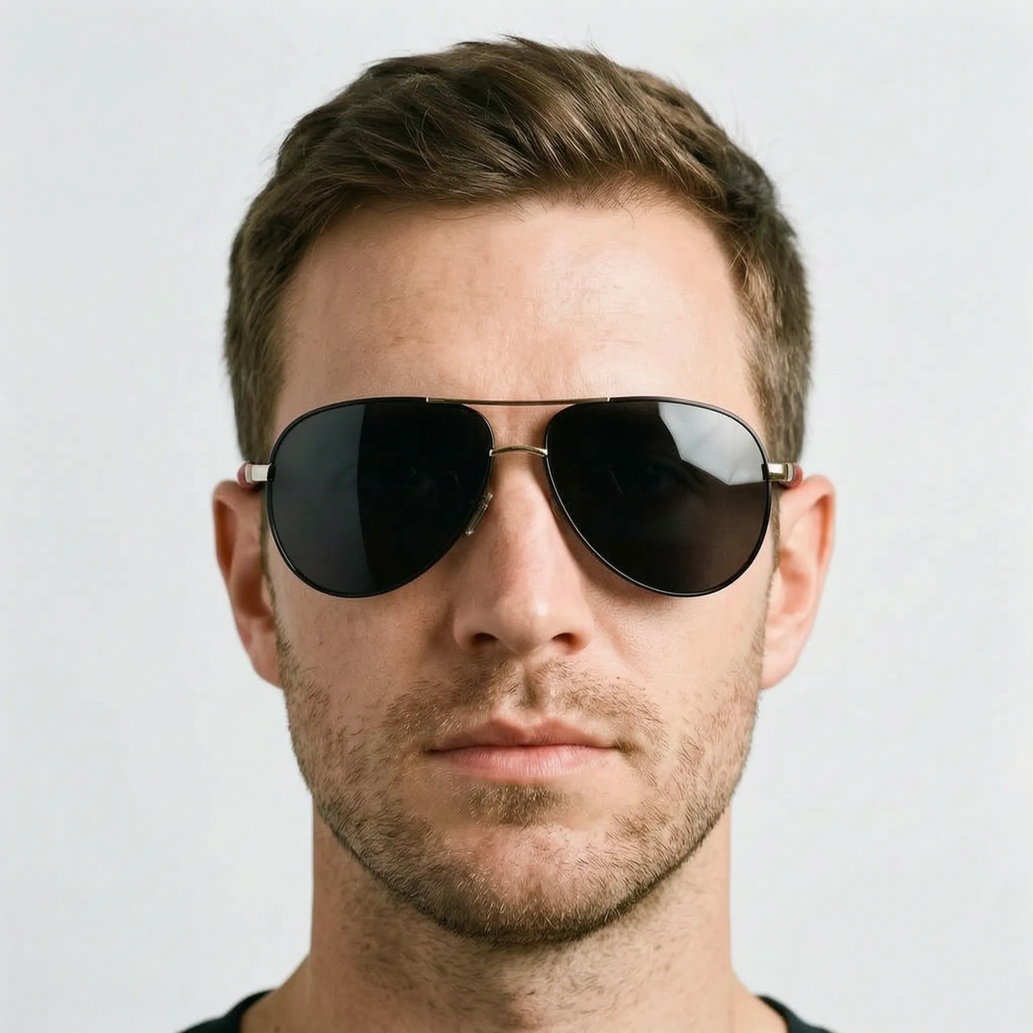 Aeroglide  - Classic Reflective Aviator Sunglasses For Men Daily Commuting
