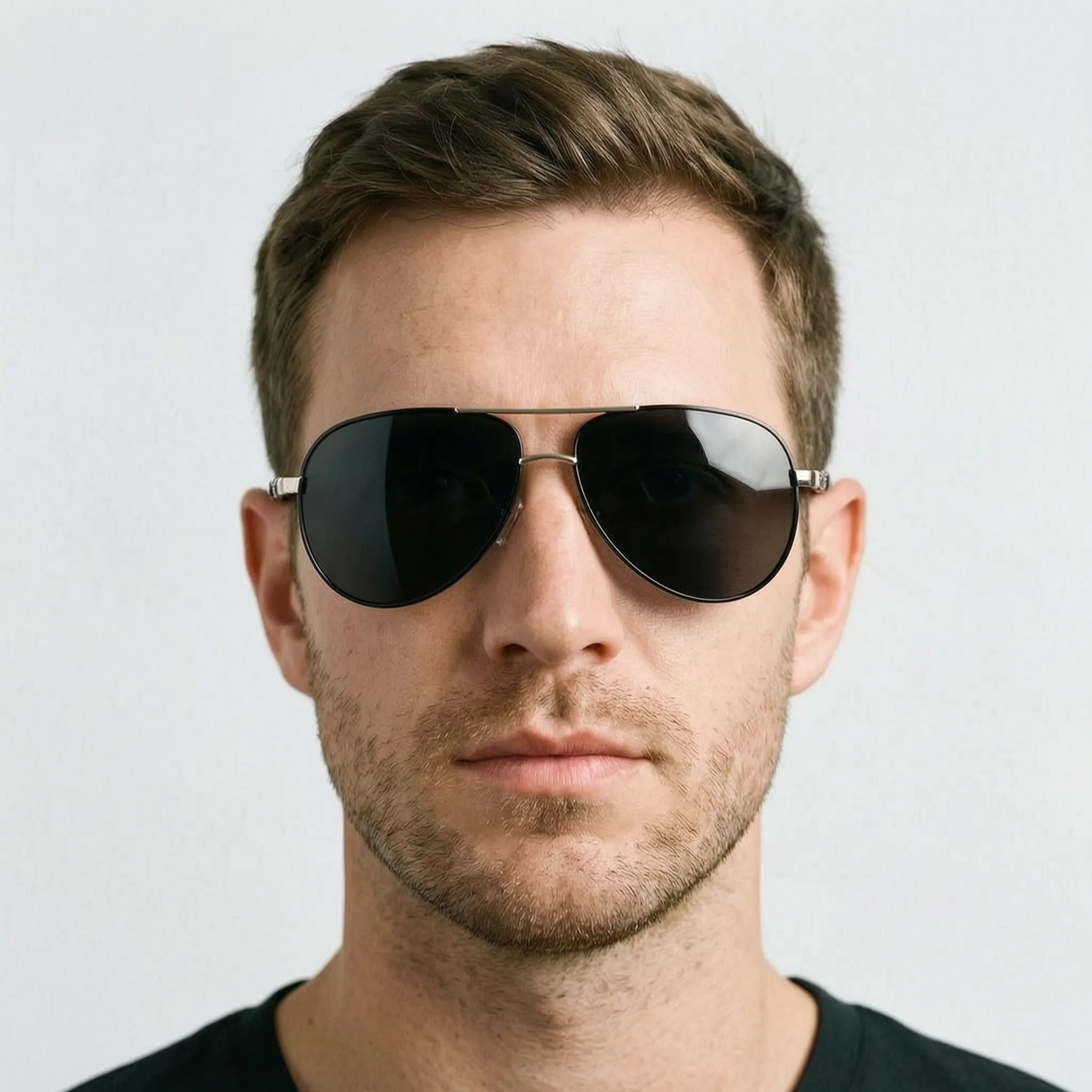 Aeroglide  - Classic Reflective Aviator Sunglasses For Men Daily Commuting