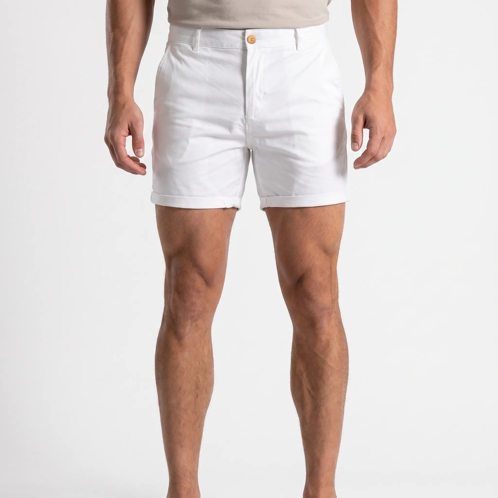 Aestus - Mens Tailored Casual Summer Chino Shorts