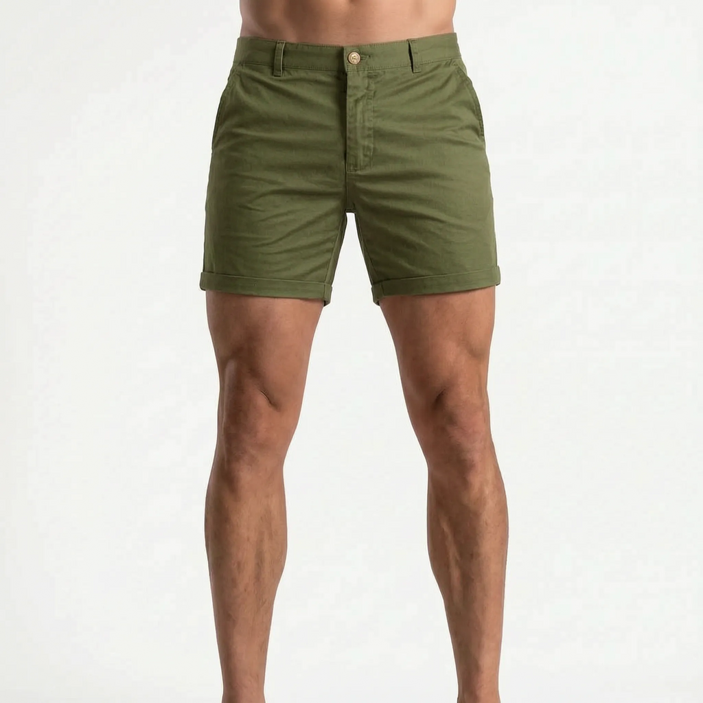 Aestus - Mens Tailored Casual Summer Chino Shorts