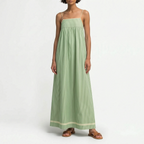 Aevana  - Ladies Flowy Striped Summer Maxi Dress Summer Holiday Styling