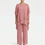AineSuit  - Elegant Layered Formal Trouser Suit Formal Events